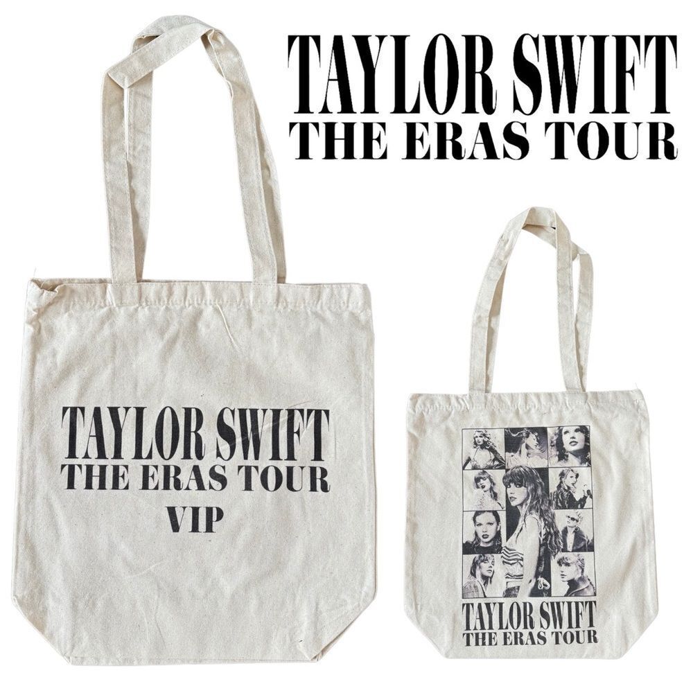 NEW The Eras Tour VIP Canvas Tote Bag Taylor Swift Official Concert Merch‎